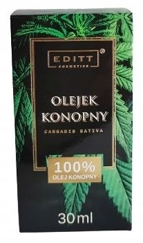 EDITT OLEJEK KONOPNY 100% 30 ML