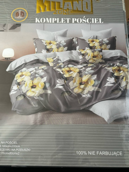 Komplet pościeli zółte kwiaty nr 108